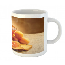 Juicy Apricot Jam and Bread Mug