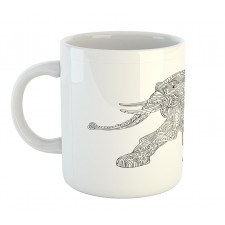 Folkloric Elephant Mug