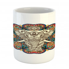 Exotic Vivid Tiled Elephant Mug