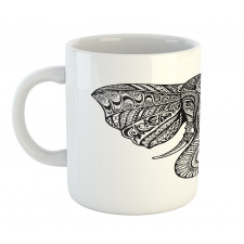 Graceful Elephant Design Mug