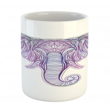 Vivid Elephant and Beads Mug