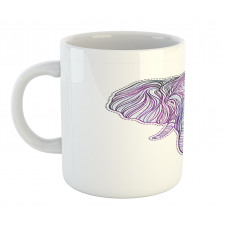 Vivid Elephant and Beads Mug