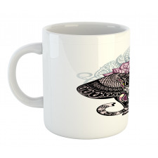 Elephant with Floral Crown Mug