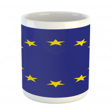 Simple European Union Flag Mug