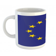 Simple European Union Flag Mug