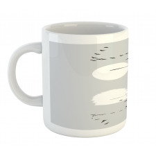 V Flying Geese and Bulrush Mug