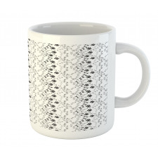 Wildlife Footprint Patterns Mug