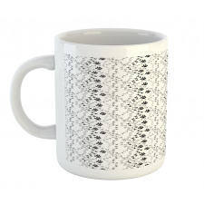 Wildlife Footprint Patterns Mug