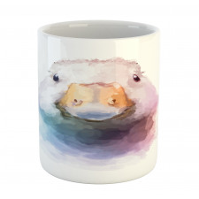 Watercolor Goose Face Mug