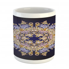 Vintage Floral Rococo Style Mug