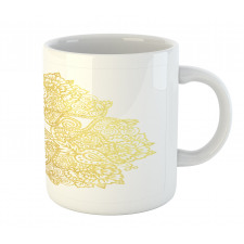 Ombre Effect Paisley Lotus Mug