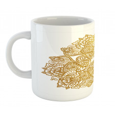 Ombre Effect Paisley Lotus Mug