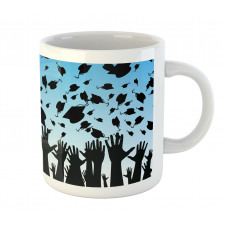 Hands and Tossing Caps Mug