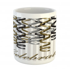 Celebrate Curling Ribbon Mug