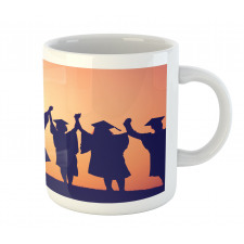 Students in Cap and Gown Mug