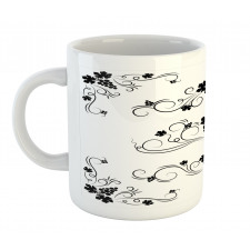 Fruits with Swirl Ornaments Mug