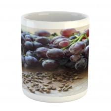 Fruits and Seeds on a Table Mug