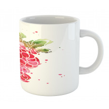 Splashed Watercolor Fruits Mug