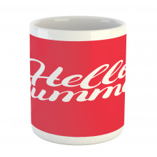 Summer Hand Written Words Mug