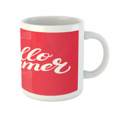 Summer Hand Written Words Mug