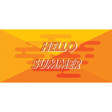 Abstract Design Hello Summer Mug