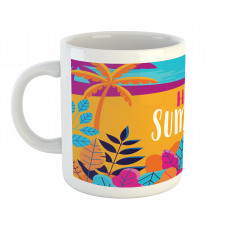 Tropical Beach Hello Summer Mug