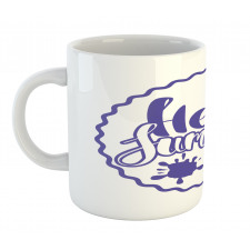 Hello Summer Season Circle Mug