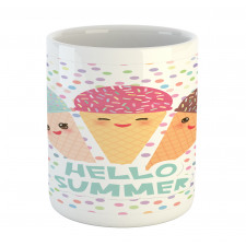 Ice Cream Cone with Dots Mug