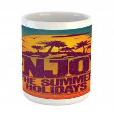 Tropical Island Enjoy Summer Mug