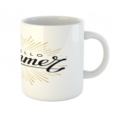 Simple Summer Hand Lettering Mug