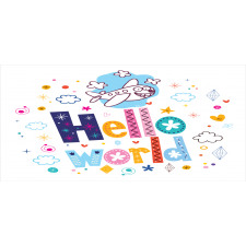 Childish Hello World Phrase Mug