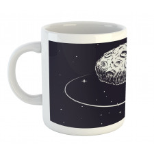 Hello Moon Astronaut Rocket Mug