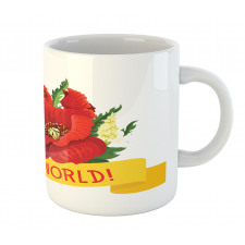 Hello World Spring Flowers Mug