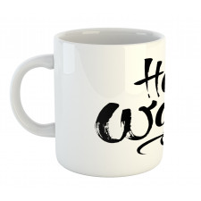 Hello World Tree and Words Mug