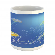 Abstract Floating Scene Mug