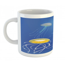 Abstract Floating Scene Mug