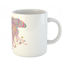 Doodle Abstract Colorful Mug