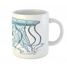 Exotic Sea Creature Retro Mug