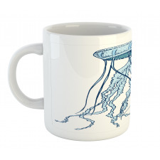 Exotic Sea Creature Retro Mug