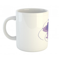 Pastel Purple Tones Art Mug