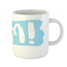 Simplistic Wording on Strokes Mug