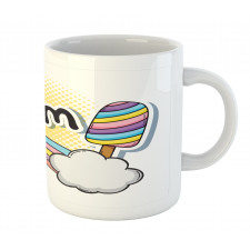 Rainbow Clouds and Popsicle Mug