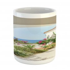 Plants Flowers Sea Panorama Mug