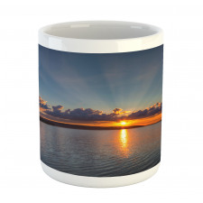 Sunset over Lake Horizon Mug