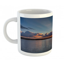 Sunset over Lake Horizon Mug