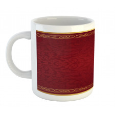 Baroque Style Swirls Frames Mug