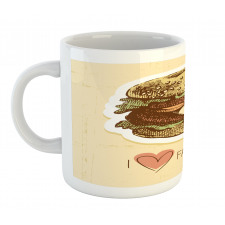 Grunge Retro Fast Food Mug