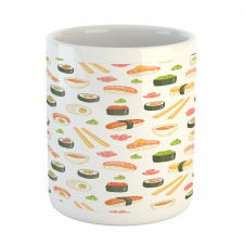 Japanese Cuisine Cartoon Art Mug