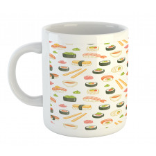 Japanese Cuisine Cartoon Art Mug