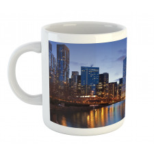 Chicago Riverside at Night Mug